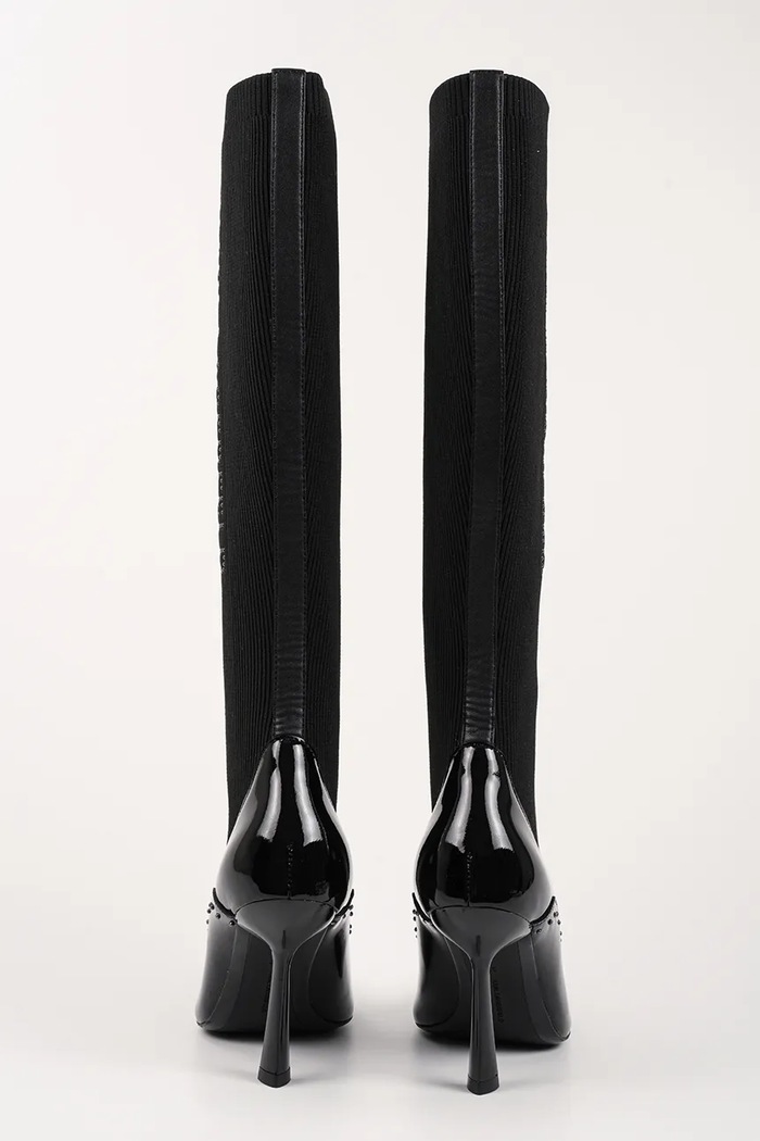 Obuwie Karl Lagerfeld kozaki PANDARA KL31373.400 czarny