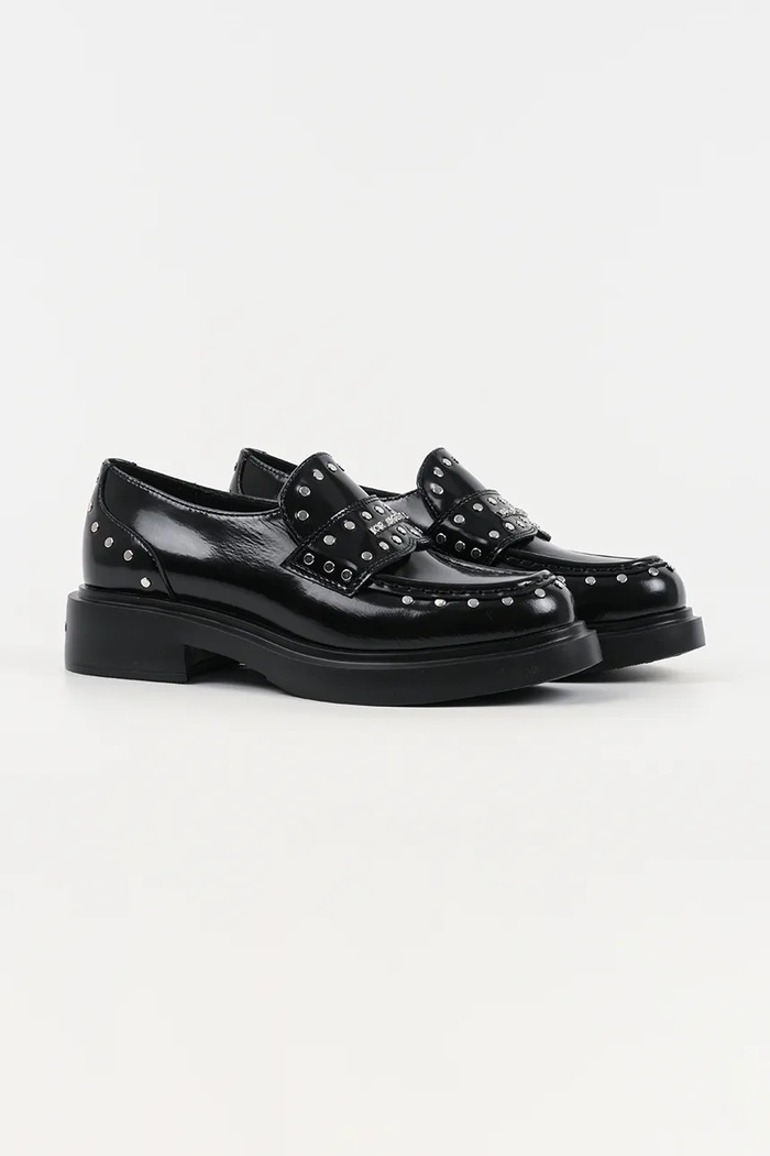 Karl Lagerfeld mocasini de piele MACIE KL41213S.00S negru AW25