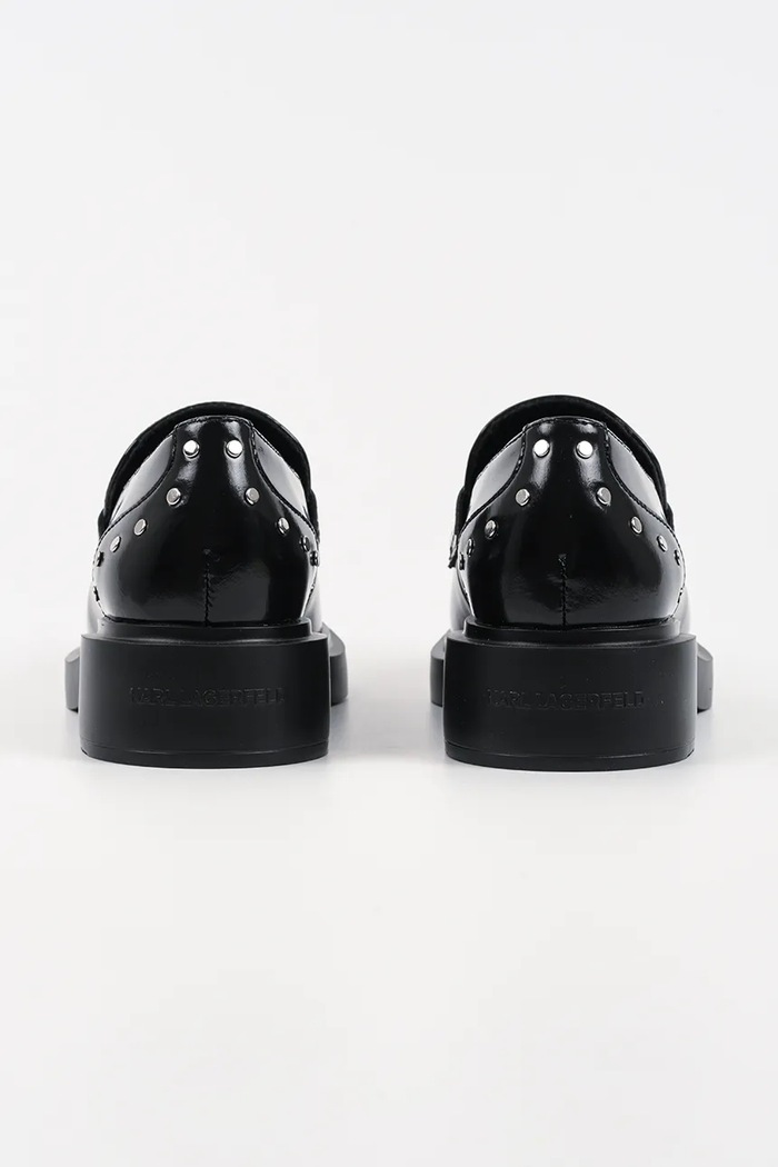 Încălțăminte Karl Lagerfeld mocasini de piele MACIE KL41213S.00S negru