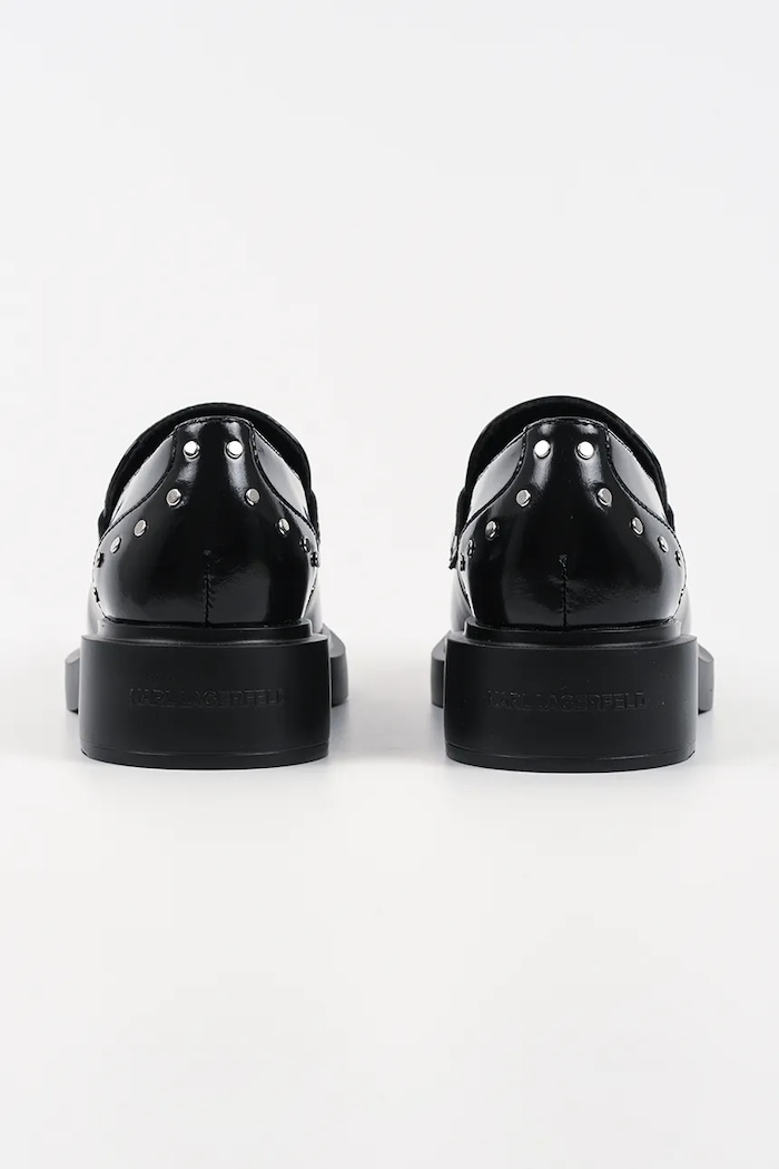 Încălțăminte Karl Lagerfeld mocasini de piele MACIE KL41213S.00S negru