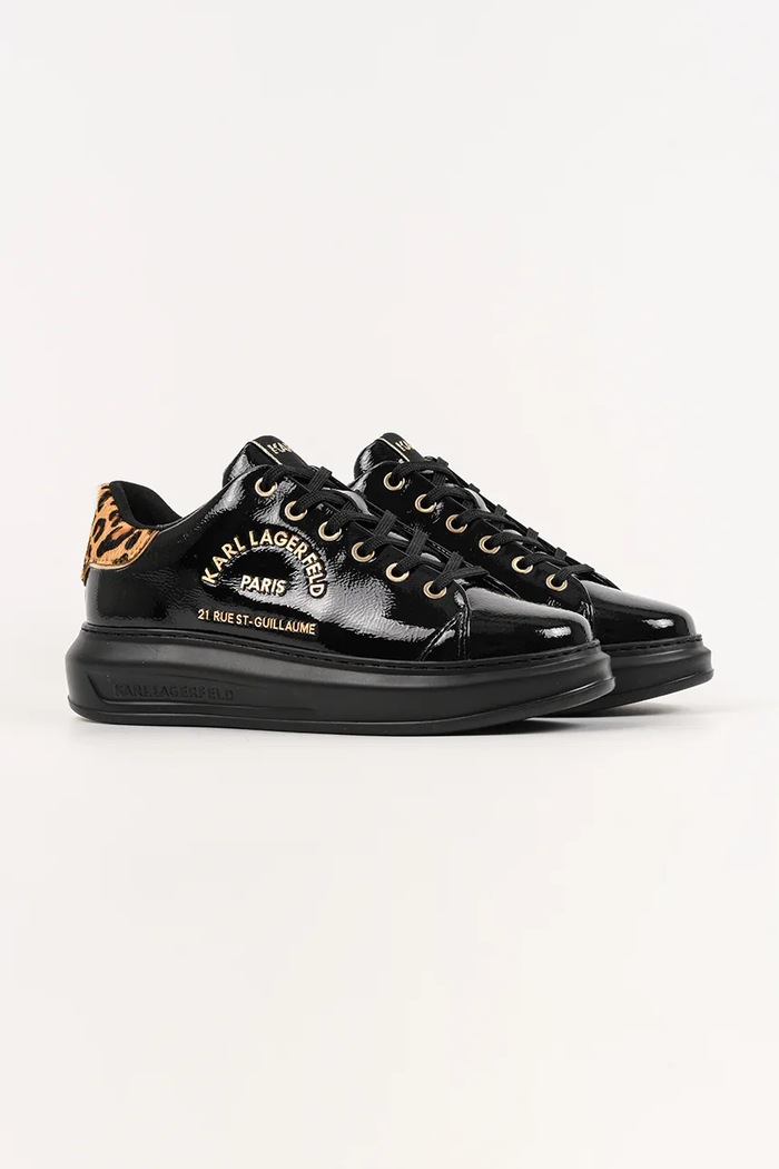 Karl Lagerfeld sneakersy skórzane KAPRI KL62539J.100 czarny AW25