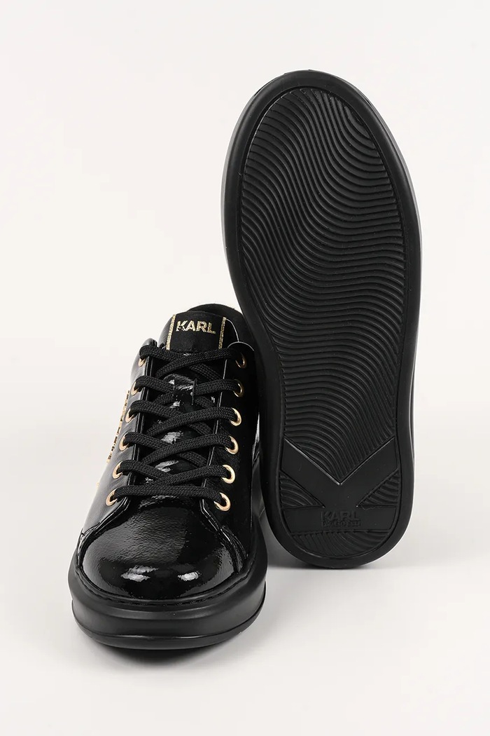 Karl Lagerfeld sneakersy skórzane KAPRI KL62539J.100 czarny