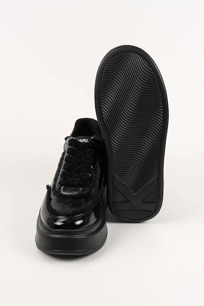 Kožené tenisky Karl Lagerfeld ANAKAPRI U KL63509.100 čierna