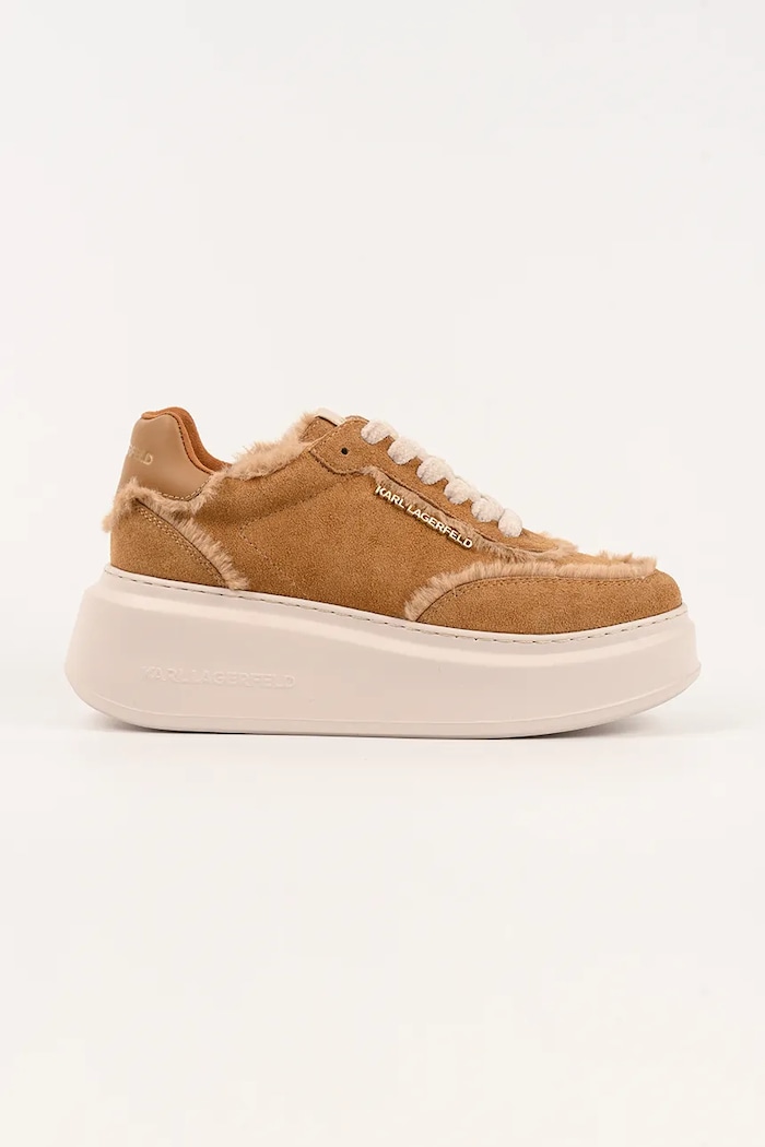 Karl Lagerfeld sneakersy zamszowe ANAKAPRI U pozostałe brązowy KL63509.322