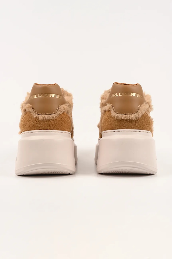 Obuwie Karl Lagerfeld sneakersy zamszowe ANAKAPRI U KL63509.322 brązowy