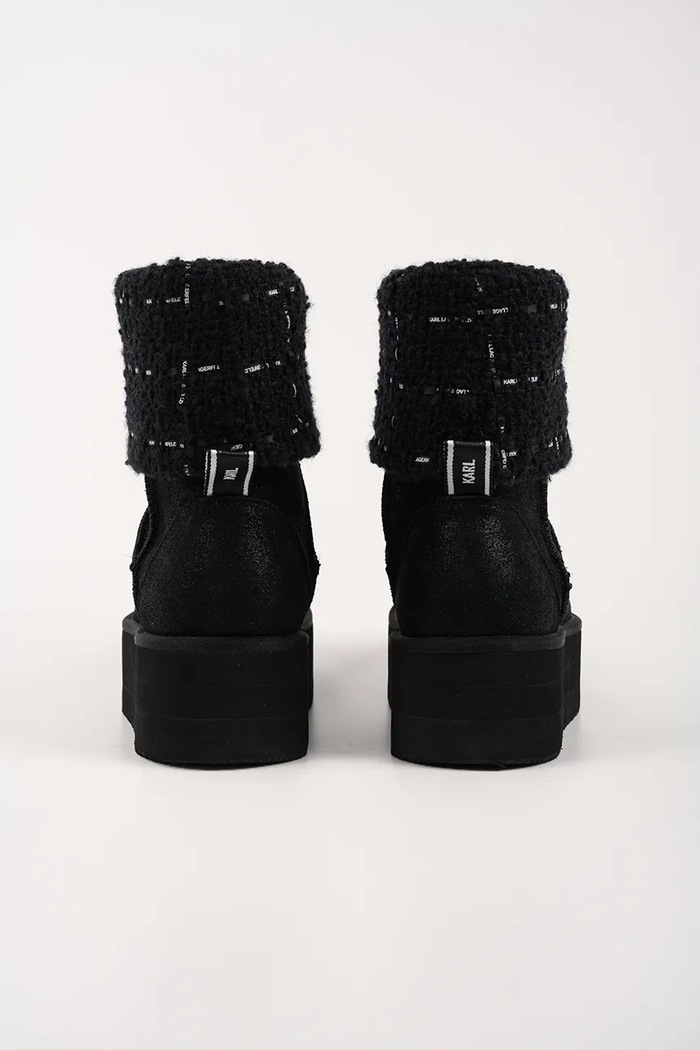 Încălțăminte Karl Lagerfeld cizme de iarnă THERMO KL48552.707 negru
