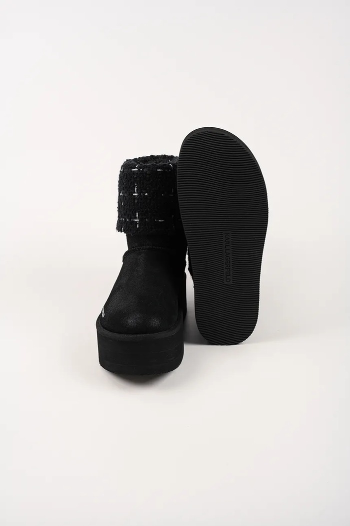 Karl Lagerfeld cizme de iarnă THERMO KL48552.707 negru