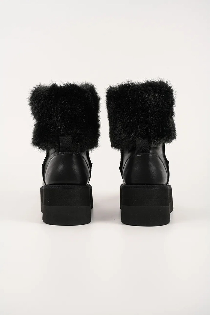 Încălțăminte Karl Lagerfeld cizme de iarnă SKYLAR KL48655.400 negru