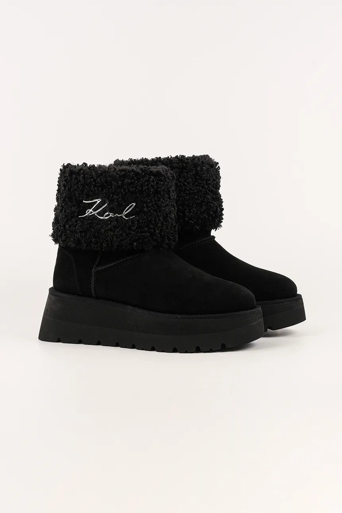 Karl Lagerfeld cizme de iarnă SKYLAR KL48653.700 negru NC25
