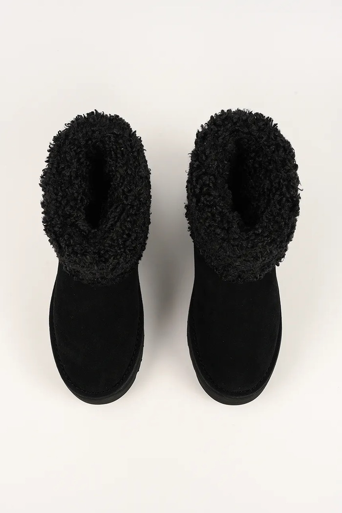 Karl Lagerfeld cizme de iarnă SKYLAR negru KL48653.700