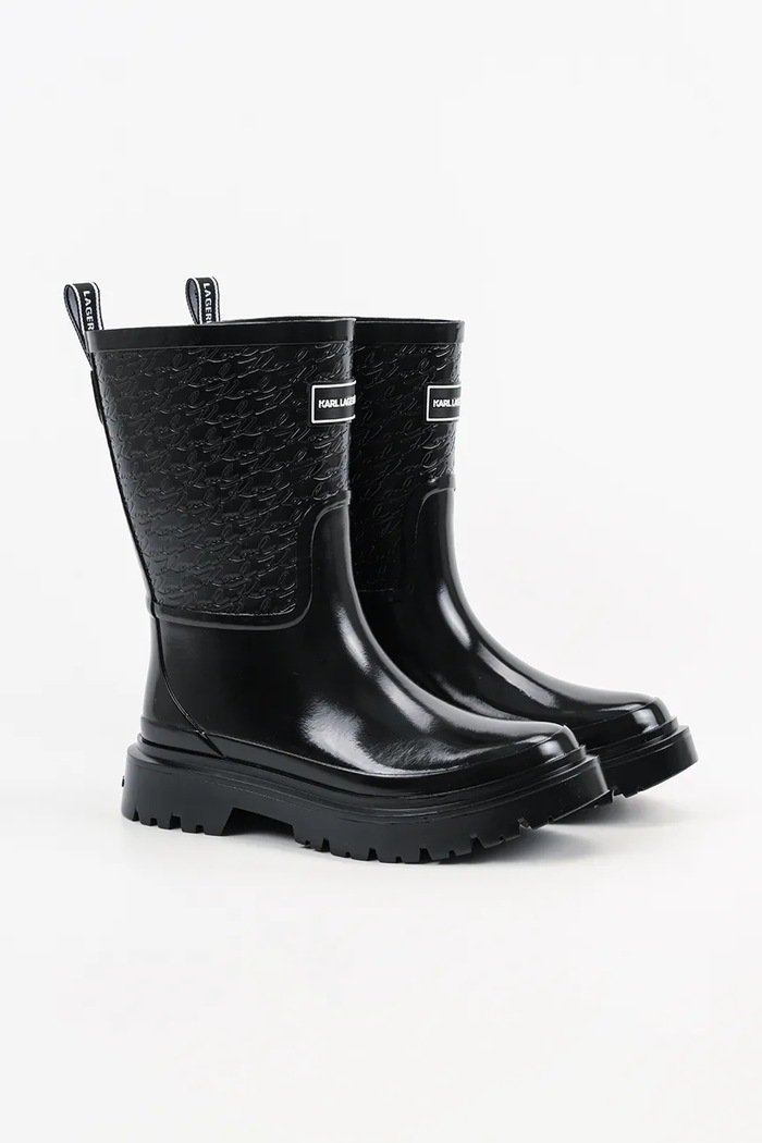 Gumáky Karl Lagerfeld K/TORRENT KL47170.V00 čierna AW25