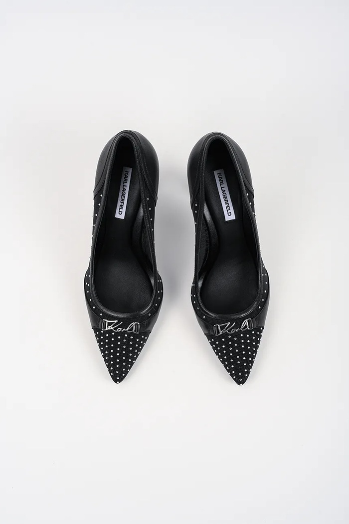 Lodičky Karl Lagerfeld DEBUTANTE čierna KL32011S.40S