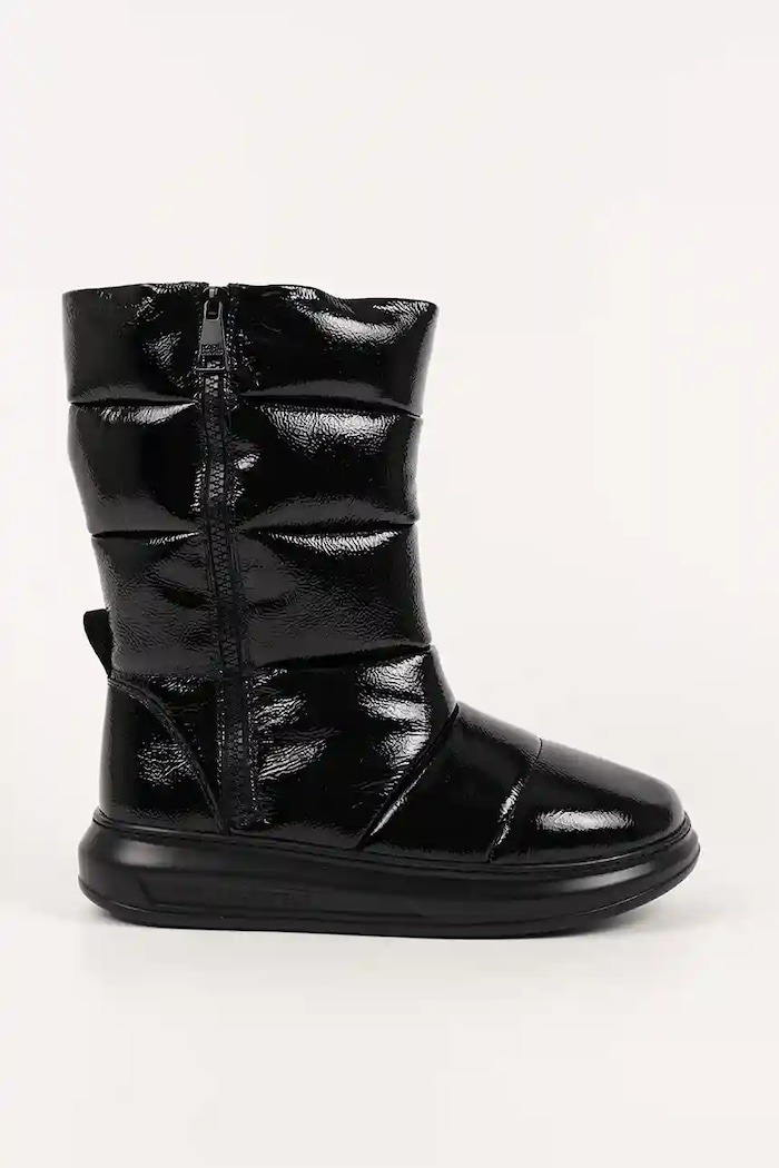 Karl Lagerfeld bocanci de piele KAPRI KOSI piele negru KL44573A.F0X