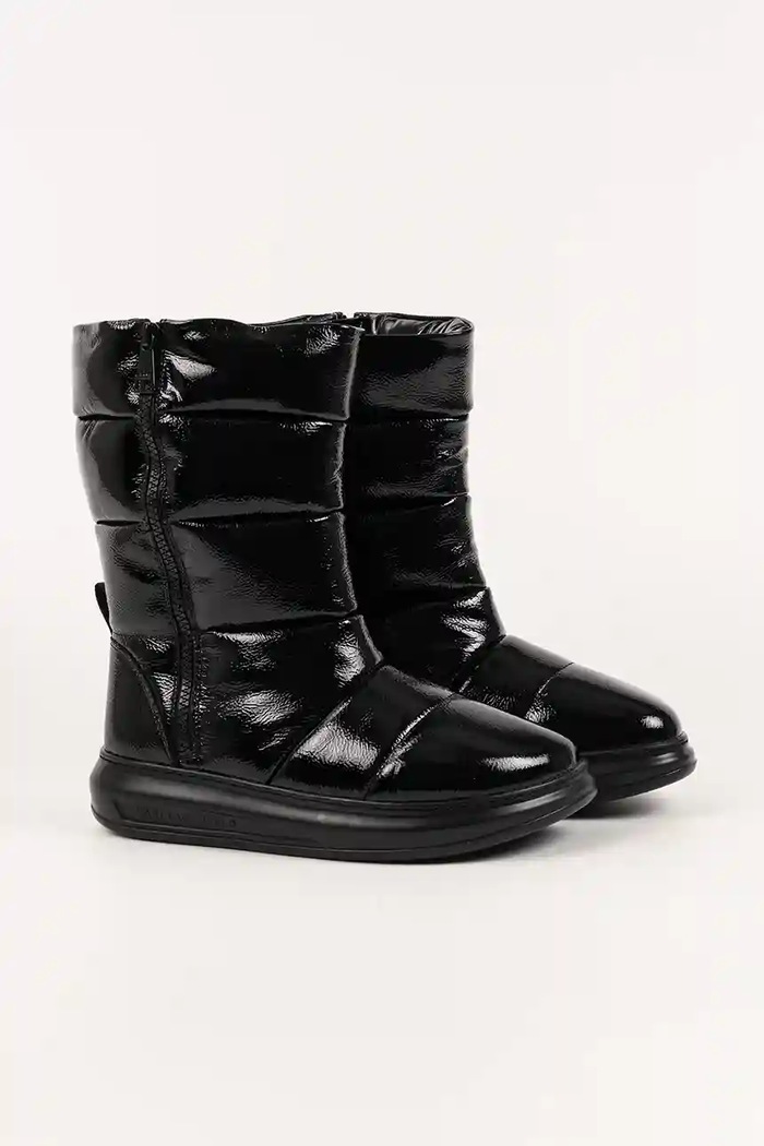 Karl Lagerfeld bocanci de piele KAPRI KOSI negru KL44573A.F0X