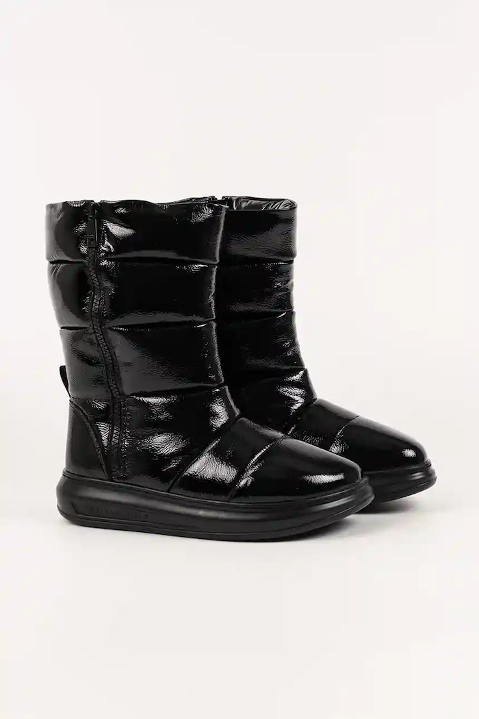 Karl Lagerfeld bocanci de piele KAPRI KOSI negru KL44573A.F0X