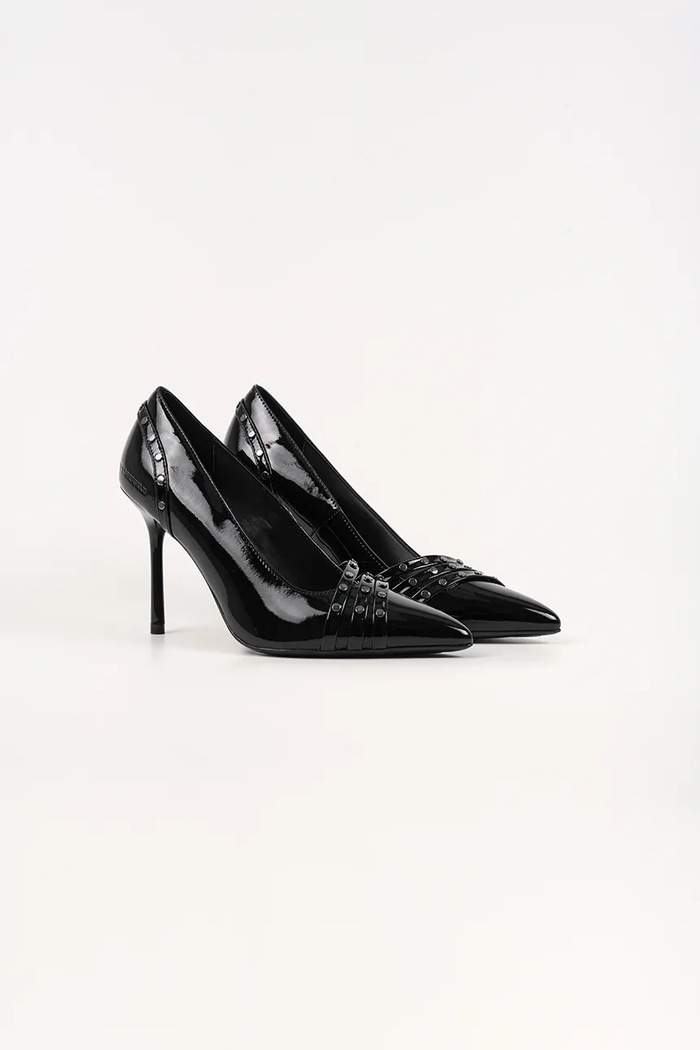 Kožené lodičky Karl Lagerfeld SARABANDE KL30927.00S čierna NC25