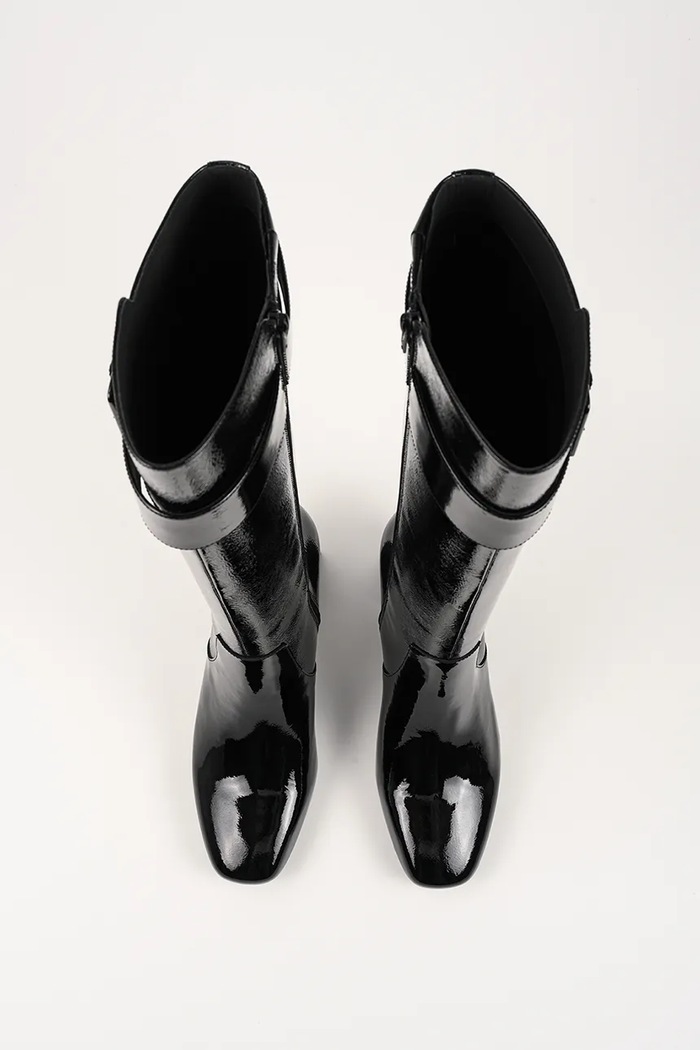 Vysoké čižmy Karl Lagerfeld BEATA čierna KL31475A.100