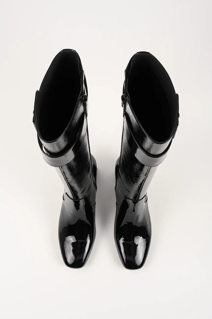 Vysoké čižmy Karl Lagerfeld BEATA čierna KL31475A.100