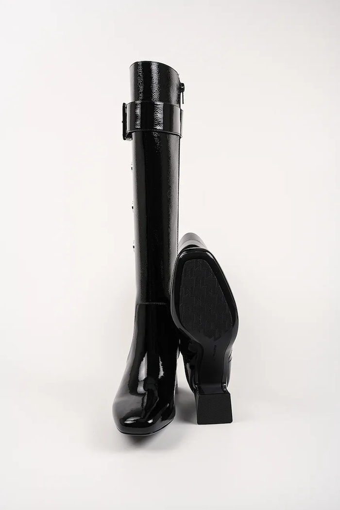 Vysoké čižmy Karl Lagerfeld BEATA KL31475A.100 čierna