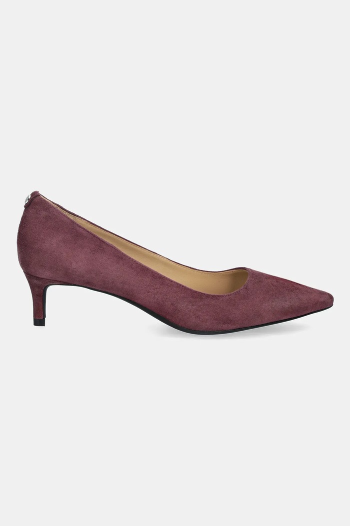 MICHAEL Michael Kors tocuri din piele întoarsă Alina 40R3ALMP1S.610 burgundia AW25