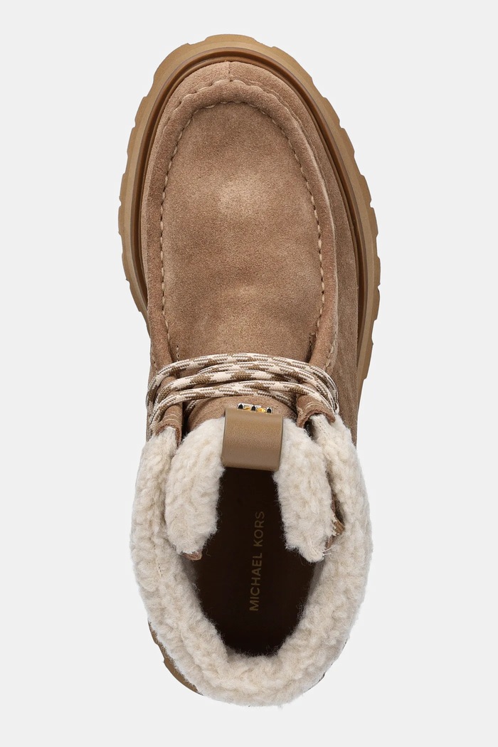 MICHAEL Michael Kors munkabakancs bőrből Cade bézs 40F5CAFE5S.297