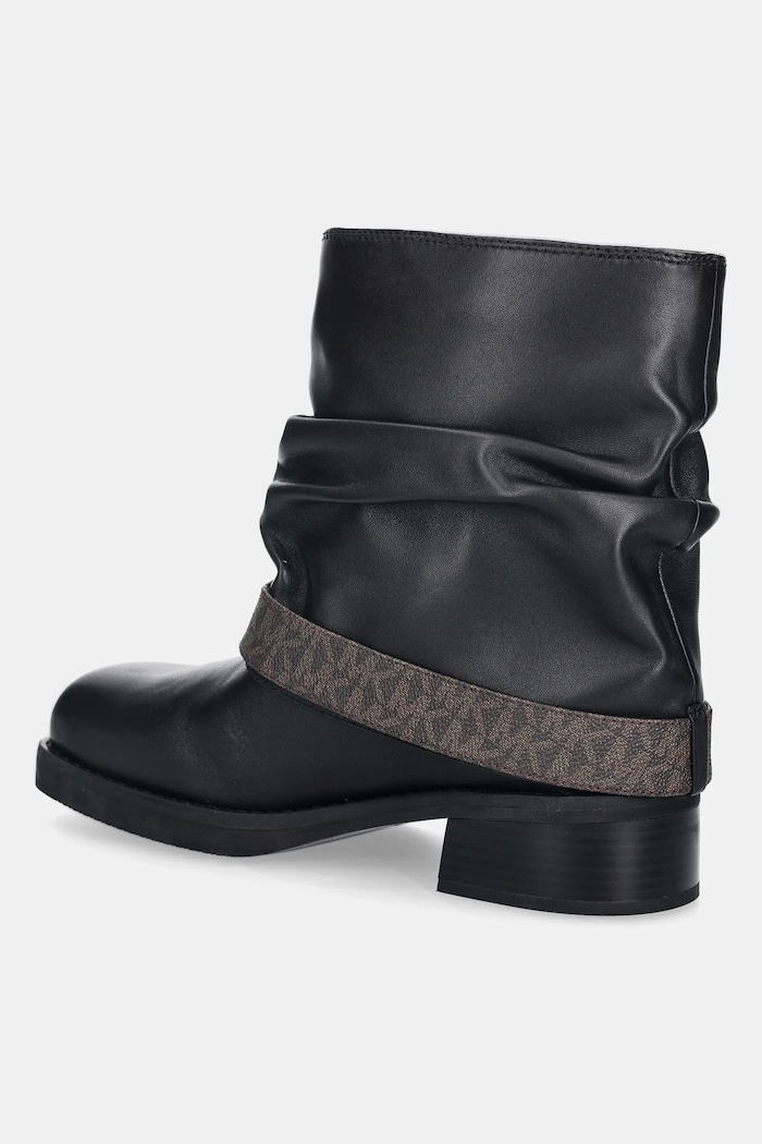 Obuv Kožené členkové topánky MICHAEL Michael Kors Colby 40F5COFE6L.292 čierna