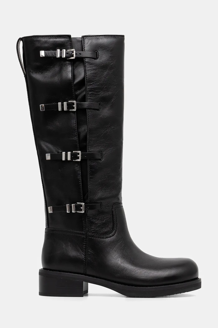 MICHAEL Michael Kors ghete de piele Darrington 40F5DTFB6L.001 negru AW25