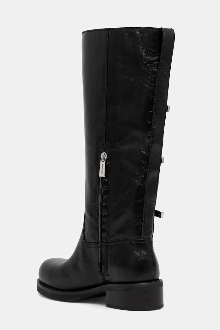 Încălțăminte MICHAEL Michael Kors ghete de piele Darrington 40F5DTFB6L.001 negru