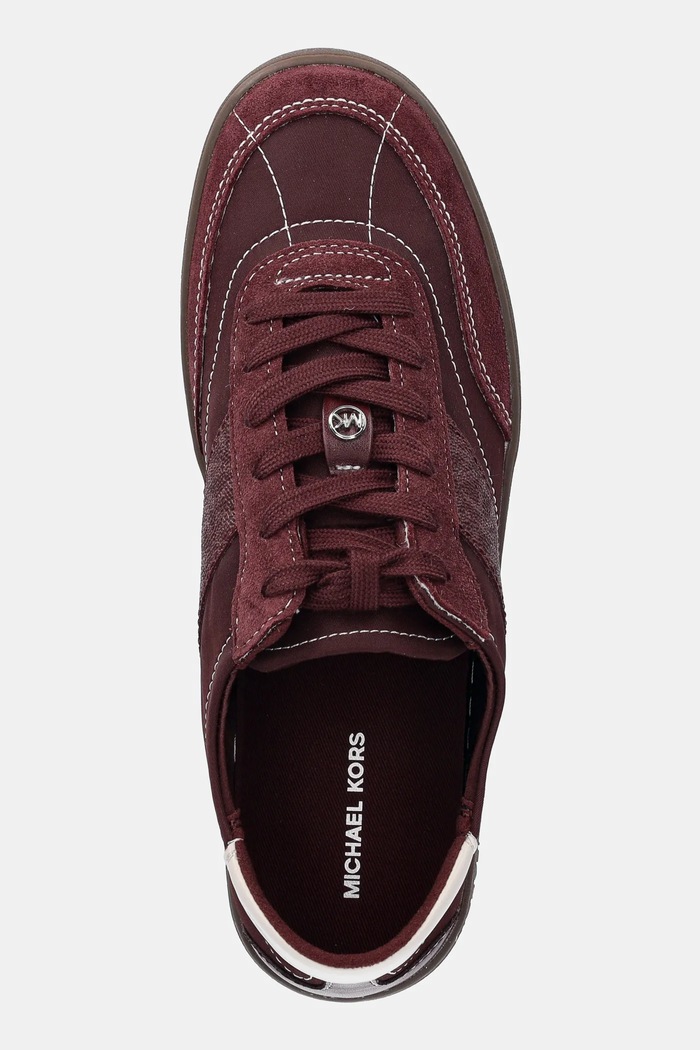 Tenisky MICHAEL Michael Kors Kaycee burgundské 43F5KCFS1S.610