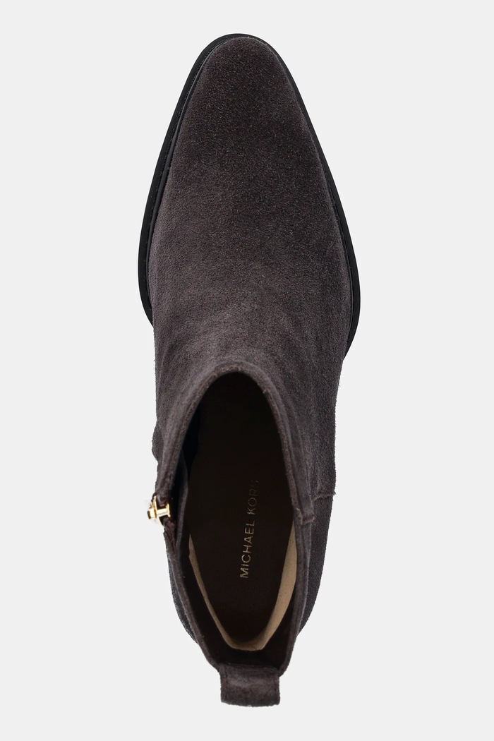 Велурени боти MICHAEL Michael Kors Lex кафяв 40F5LXME5S.251