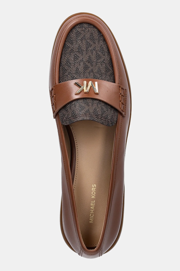 Mokasíny MICHAEL Michael Kors Lex hnedá 40F5LXFP1B.200