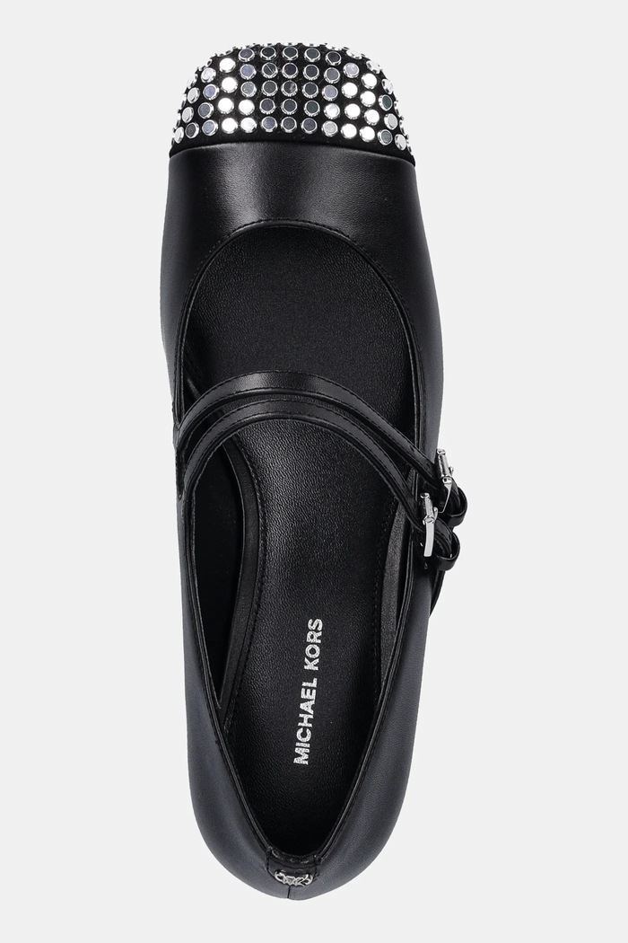 Kožne salonke MICHAEL Michael Kors Matilda crna 40F5MTMP3L.001