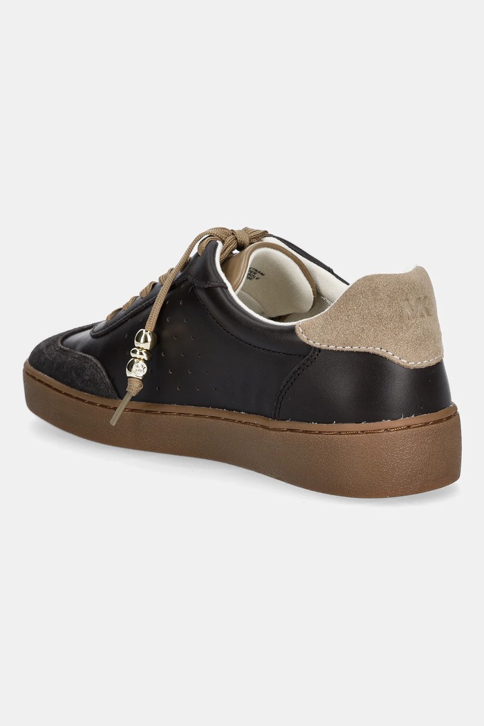 Obuwie MICHAEL Michael Kors sneakersy skórzane Scotty 43F5SCFS1S.251 brązowy