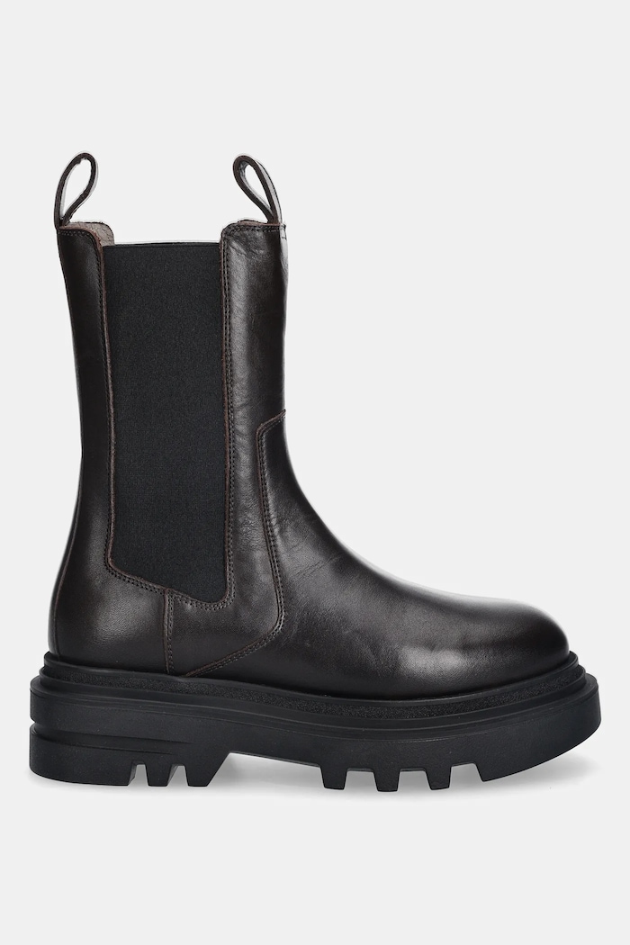 AllSaints sztyblety skórzane Alex Boot W062FB.BRN brązowy AW25