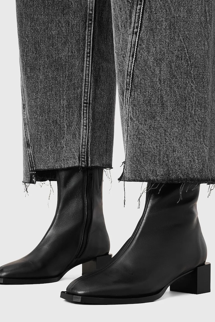Δερμάτινες μπότες AllSaints AVRIL BOOT W013FC