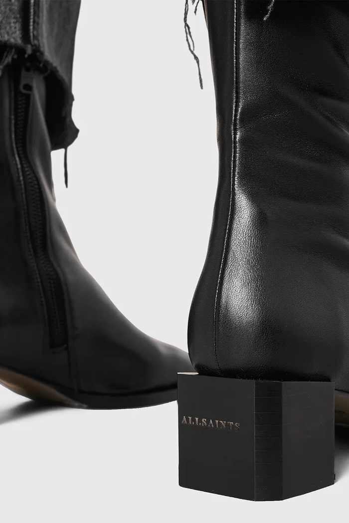 Δερμάτινες μπότες AllSaints AVRIL BOOT W013FC