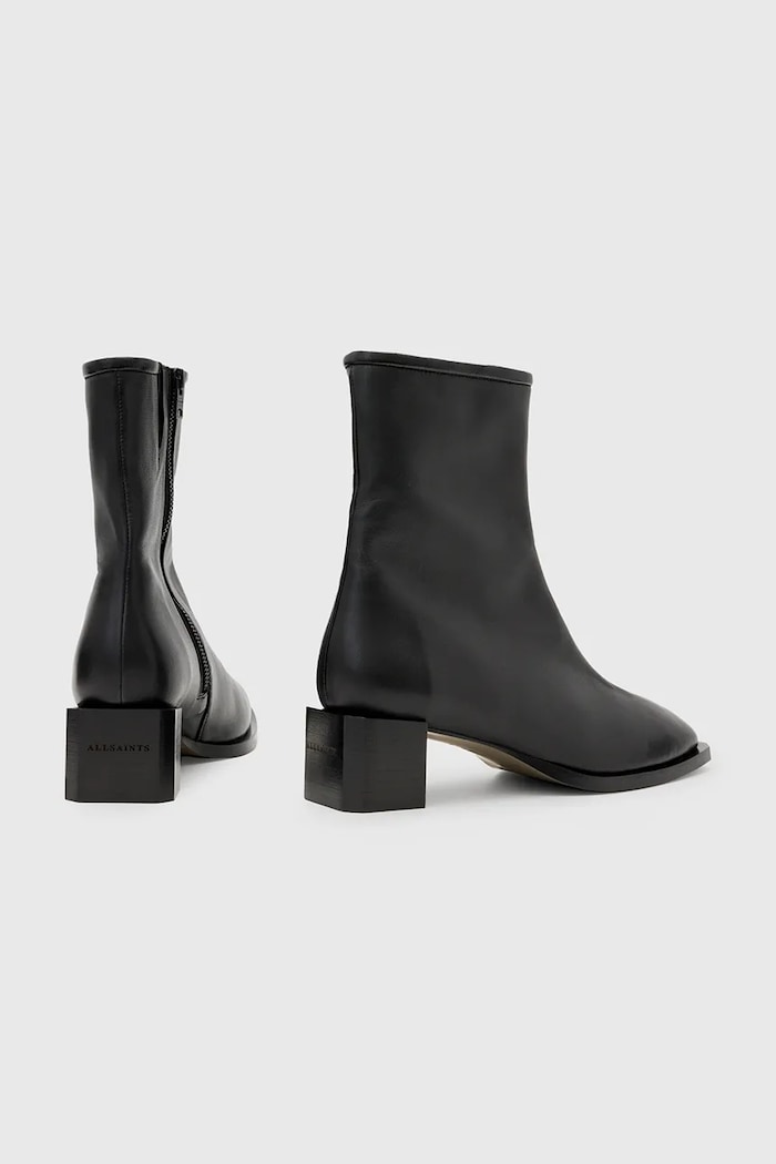 Παπούτσια Δερμάτινες μπότες AllSaints AVRIL BOOT W013FC μαύρο