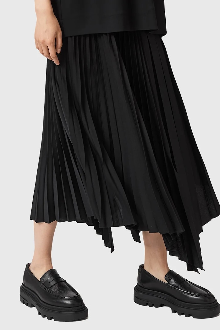 AllSaints mocasini de piele Beth Lthr Loafer W059FD