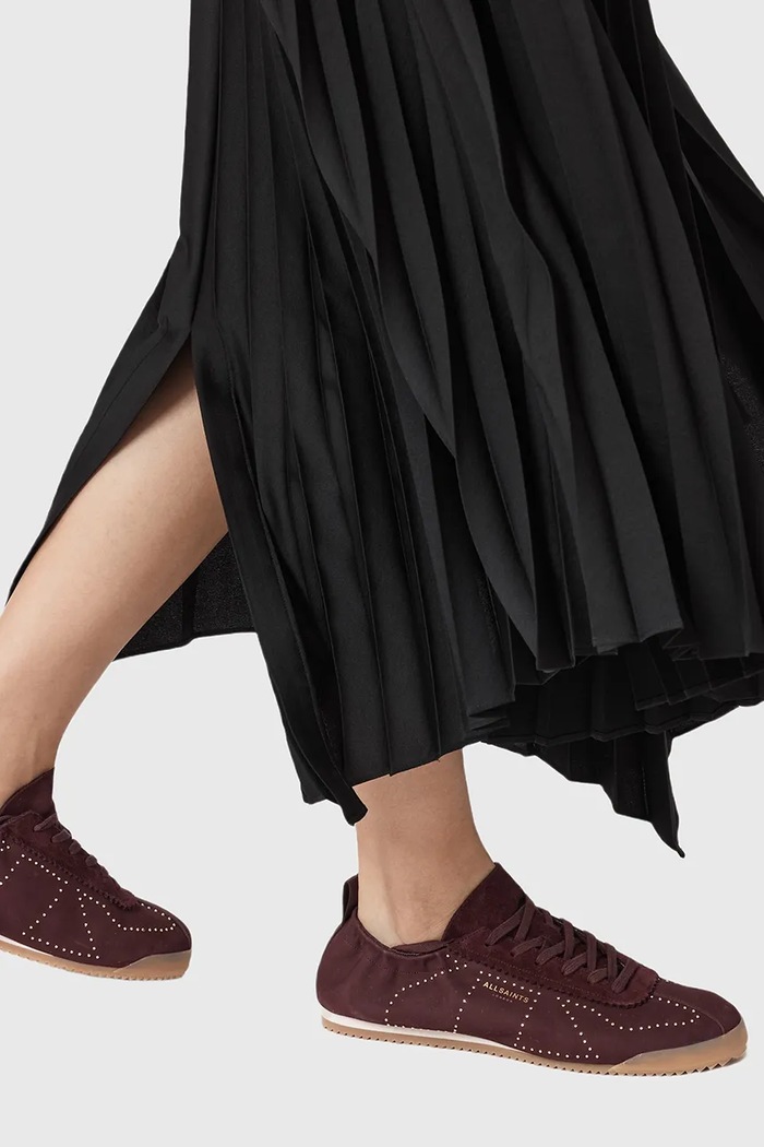 AllSaints Кожени маратонки AllSaints Kenny Stud Runner W056FD