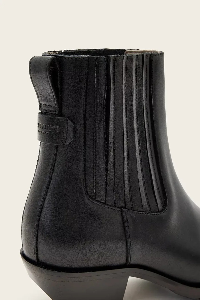 Kožené topánky chelsea AllSaints Marcie Chelsea čierna W017FD