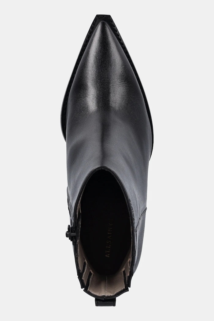 Kožené kotníkové boty AllSaints Rizzo Boot černá W025FD