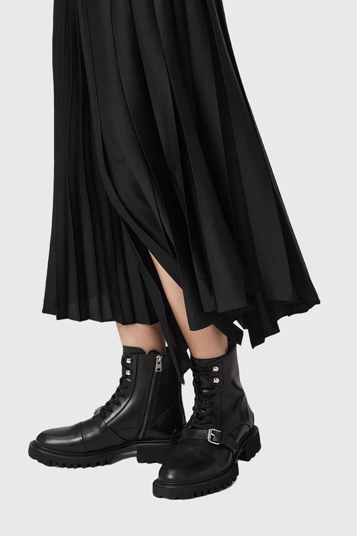 Kožené workery AllSaints Tori Boot W119FB.BLK