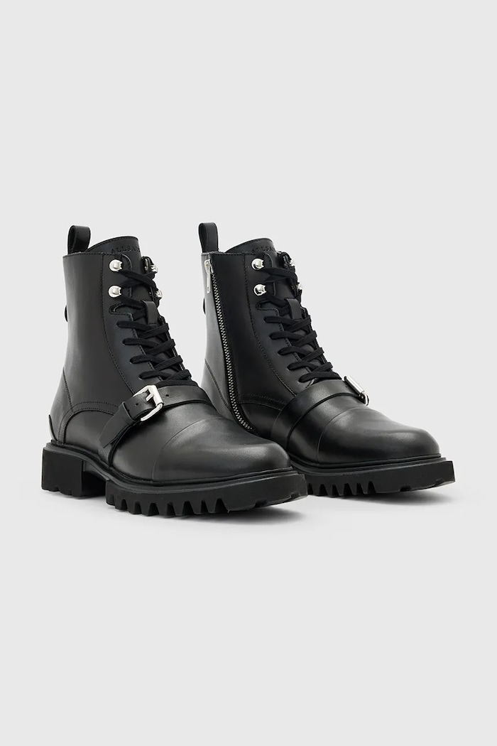 Kožené workery AllSaints Tori Boot W119FB.BLK čierna AW25