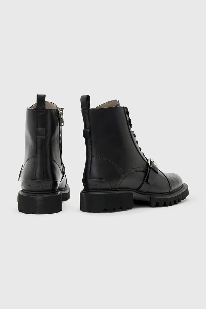Obuv Kožené workery AllSaints Tori Boot W119FB.BLK čierna