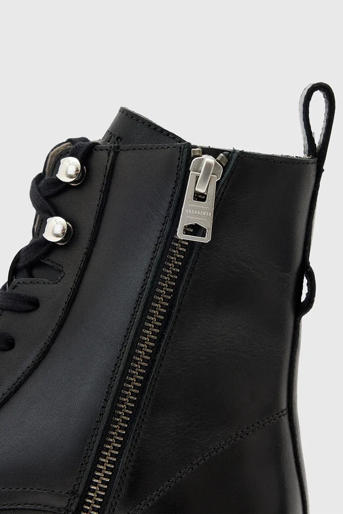 Kožené workery AllSaints Tori Boot čierna W119FB.BLK