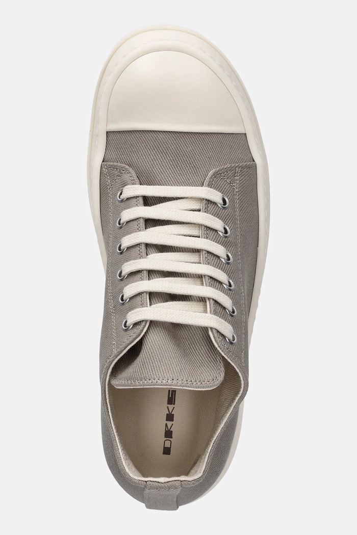 Rick Owens DRKSHDW scarpe da ginnastica Low Sneaks beige DS02E7802.DO