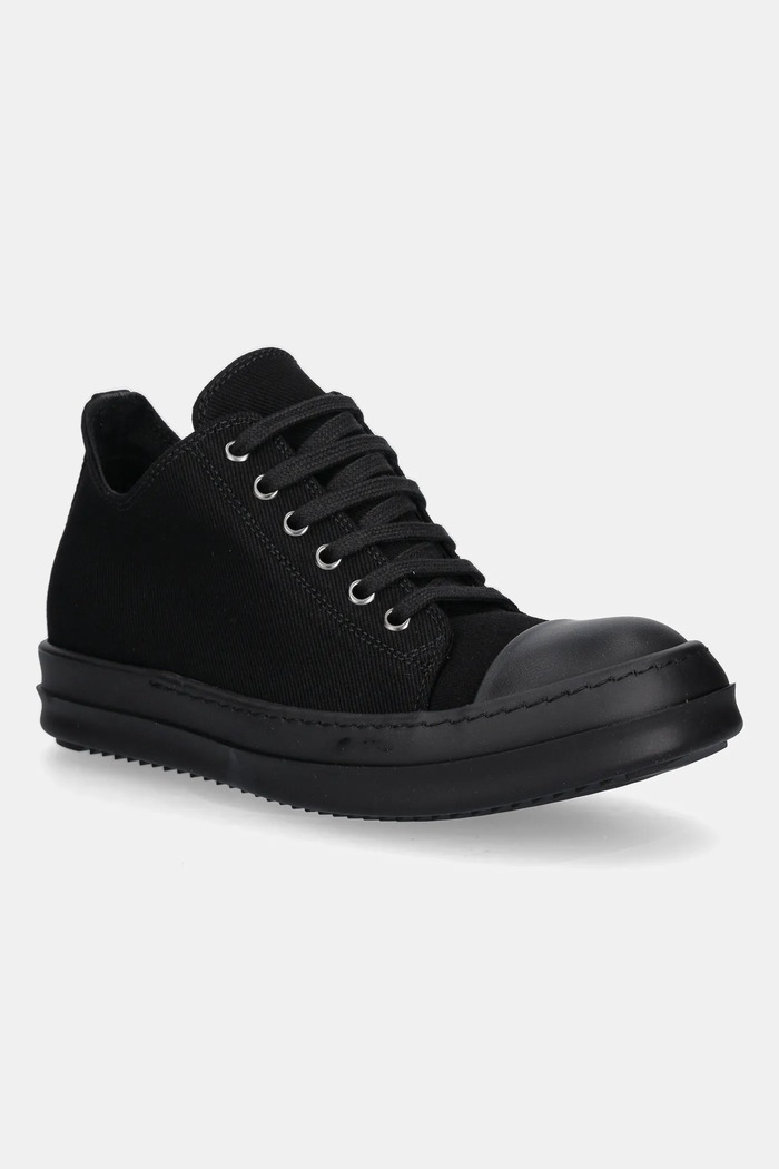 Rick Owens DRKSHDW plimsolls Low Sneaks wedge black DS02E7802.DO