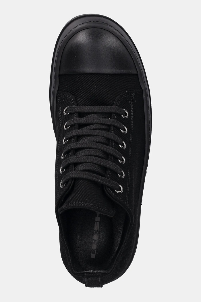 Rick Owens DRKSHDW plimsolls Low Sneaks black DS02E7802.DO