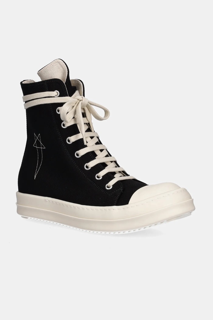 Rick Owens DRKSHDW scarpe da ginnastica Sneaks tessile nero DS02E7800.DOEM8
