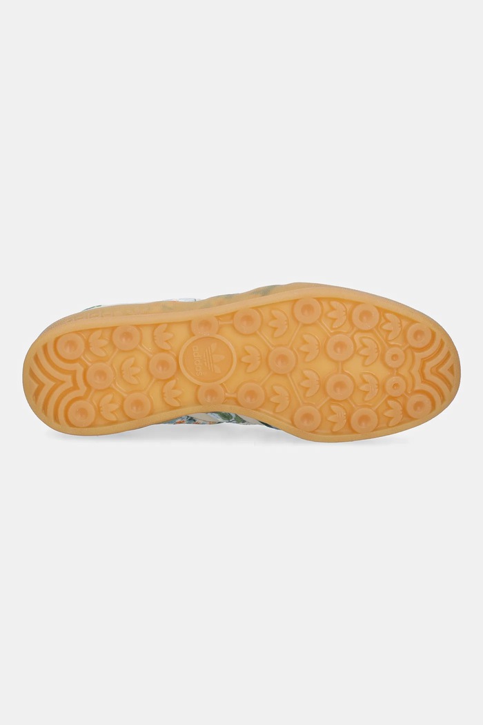 adidas Originals sneakerși din năbuc pentru copii Gazelle Indoor JR3601 bej